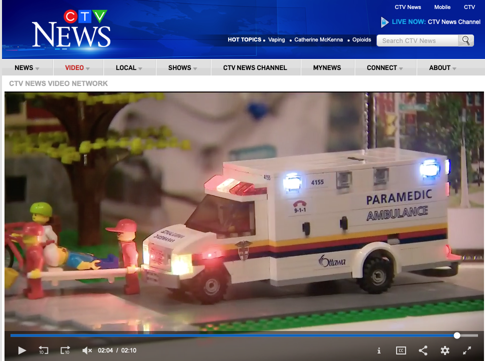 lego ambulance moc